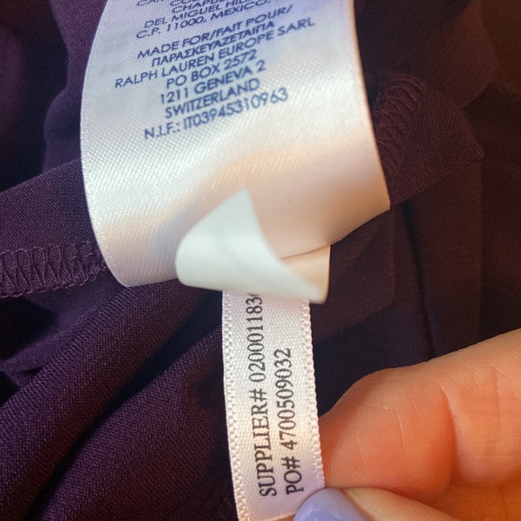 Chaps Purple Layered Sleeveless Evening Dress - Picture 8 of 13